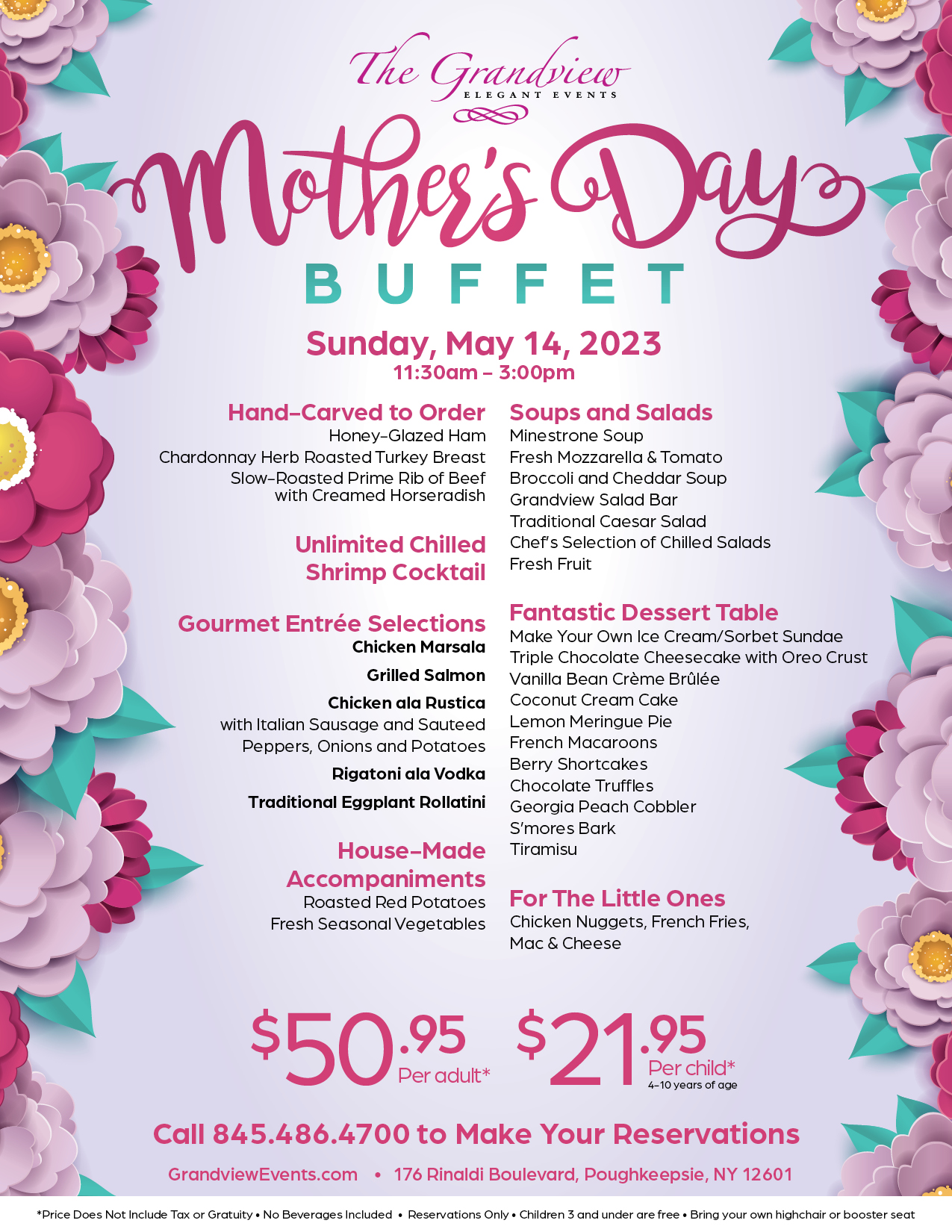 Mother’s Day Buffet The Grandview