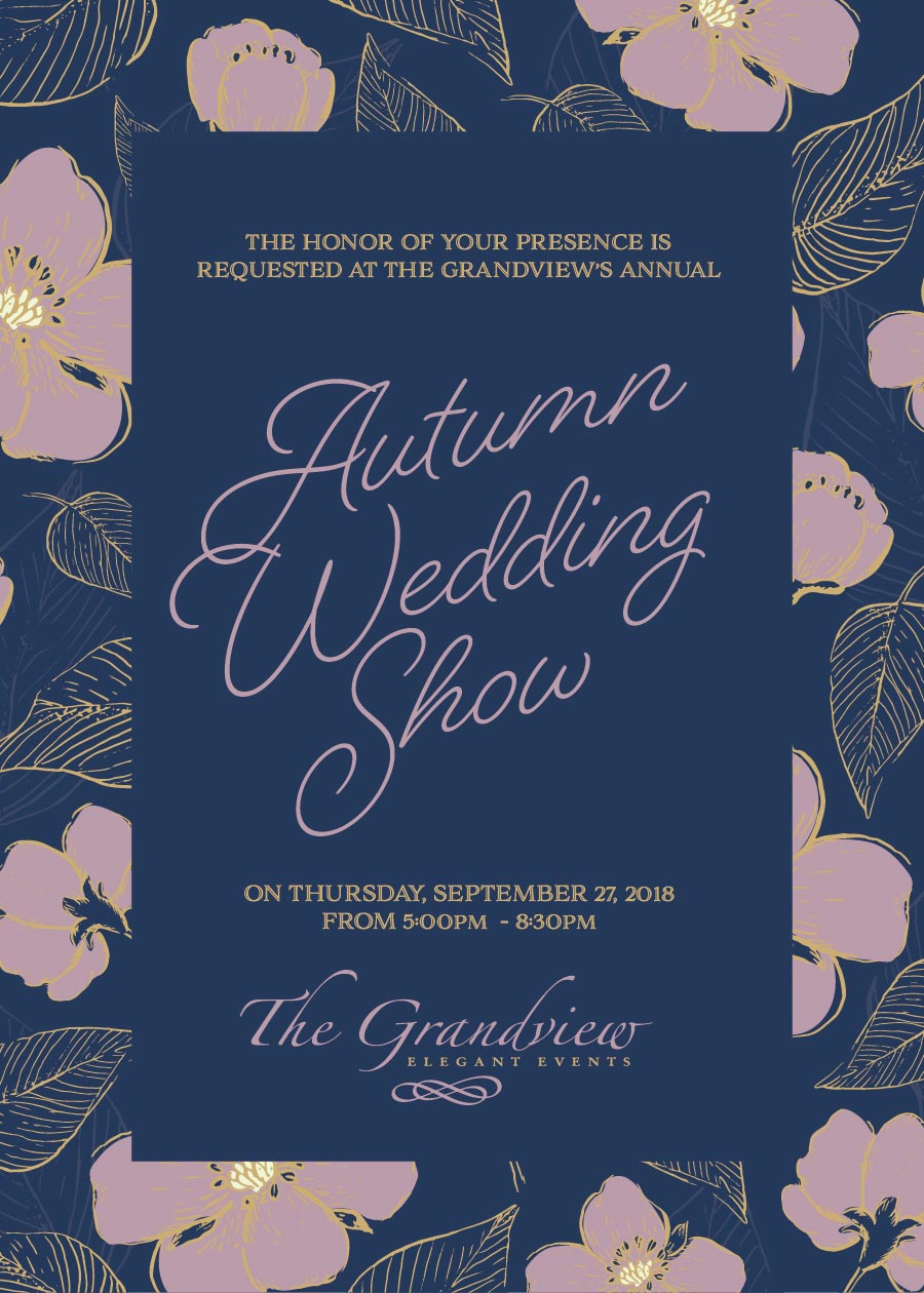 You're Invited To The Grandview's Autumn Wedding Show