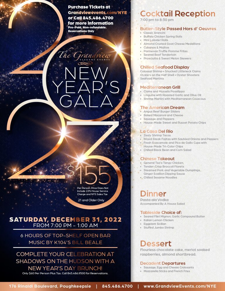 Full confidence New Year’s Eve Gala - The Grandview